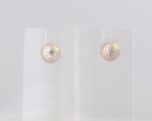 Round Textured Ball Fashion Stud Earrings